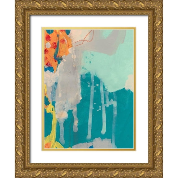 Vess, June Erica 12x14 Gold Ornate Wood Framed with Double Matting Museum Art Print Titled - Escape Hatch I