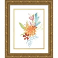 thumbnail image 1 of Vess, June Erica 12x14 Gold Ornate Wood Framed with Double Matting Museum Art Print Titled - Flora Moderne IV, 1 of 4