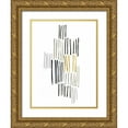 thumbnail image 1 of Vess, June Erica 12x14 Gold Ornate Wood Framed with Double Matting Museum Art Print Titled - Ley Lines I, 1 of 4