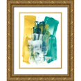 thumbnail image 1 of Vess, June Erica 12x14 Gold Ornate Wood Framed with Double Matting Museum Art Print Titled - Metro Gesture II, 1 of 4