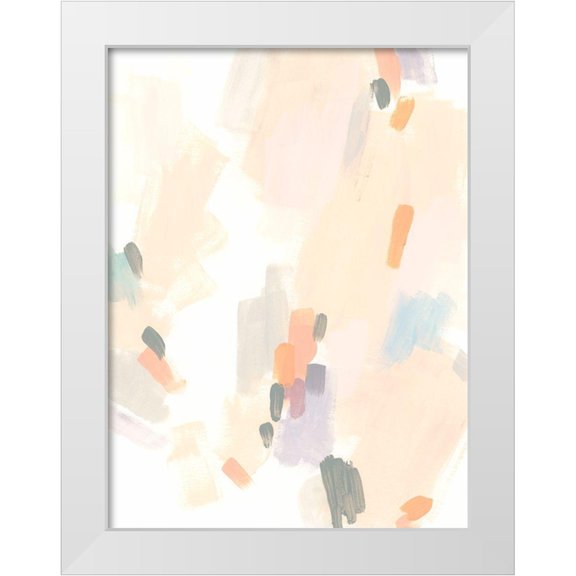 Vess, June Erica 12x14 White Modern Wood Framed Museum Art Print Titled - Cascade Rhythm I