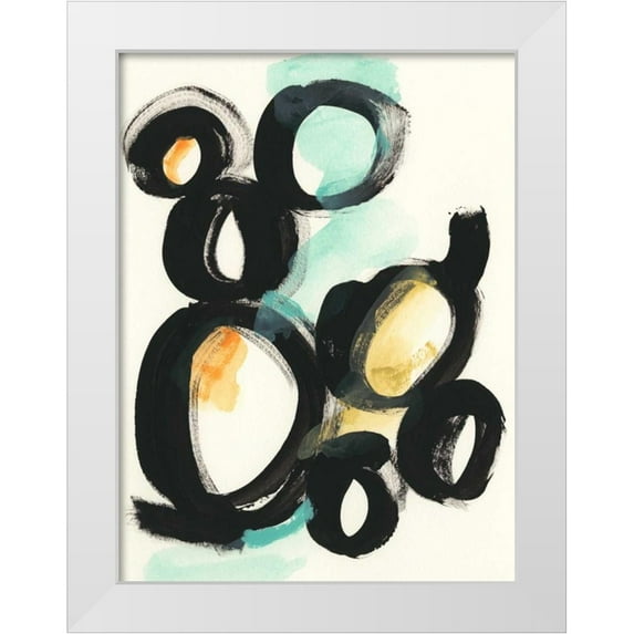 Vess, June Erica 12x14 White Modern Wood Framed Museum Art Print Titled - Cellular Structure III