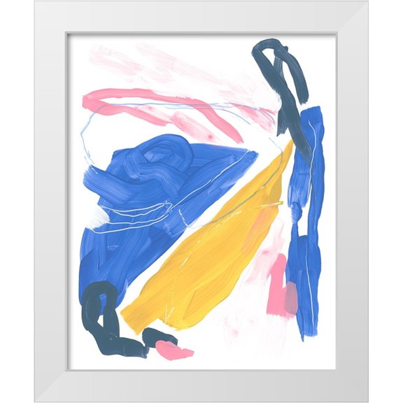 Vess, June Erica 12x14 White Modern Wood Framed Museum Art Print Titled - Feedback Loop II