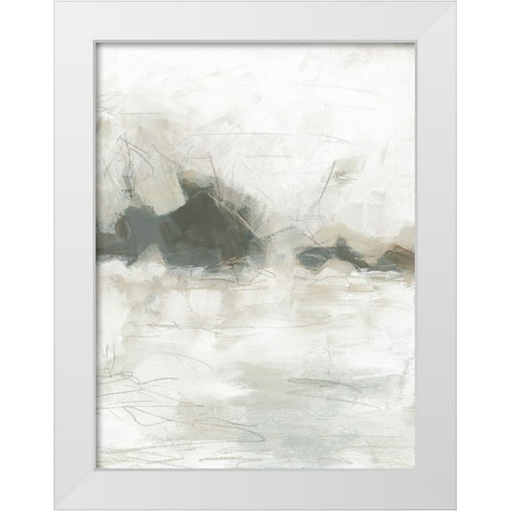 Vess, June Erica 12x14 White Modern Wood Framed Museum Art Print Titled - Horizon Break I