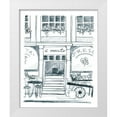 thumbnail image 1 of Vess, June Erica 12x14 White Modern Wood Framed Museum Art Print Titled - Italian Street Sketch IV, 1 of 4