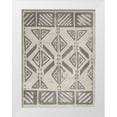 thumbnail image 1 of Vess, June Erica 12x14 White Modern Wood Framed Museum Art Print Titled - Mudcloth Patterns VII, 1 of 4