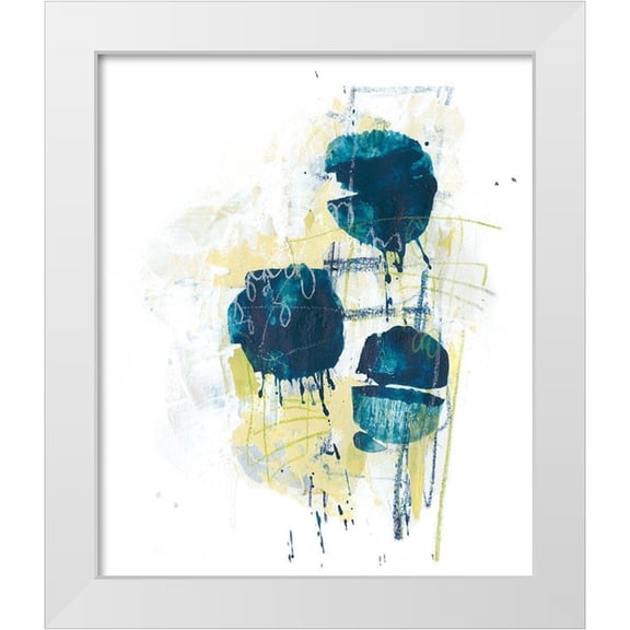 Vess, June Erica 12x14 White Modern Wood Framed Museum Art Print Titled - Orbital Array II
