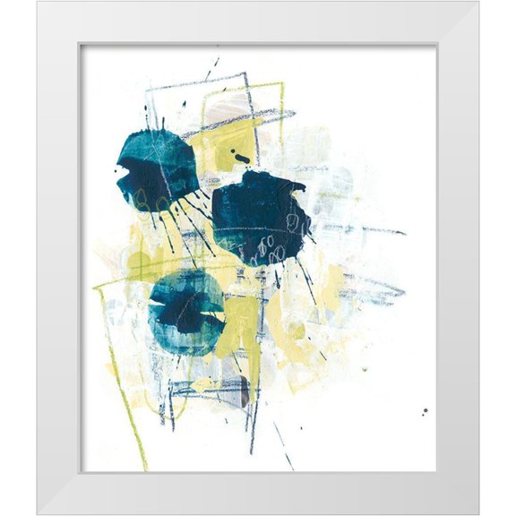 Vess, June Erica 12x14 White Modern Wood Framed Museum Art Print Titled - Orbital Array I