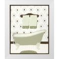 thumbnail image 1 of Vess, June Erica 12x14 White Modern Wood Framed Museum Art Print Titled - Parisian Bath I, 1 of 4