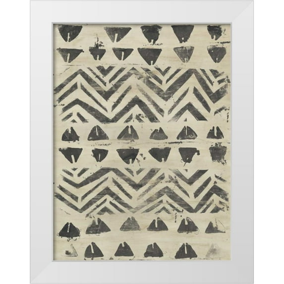 Vess, June Erica 12x14 White Modern Wood Framed Museum Art Print Titled - Pattern Bazaar I