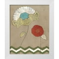 thumbnail image 1 of Vess, June Erica 12x14 White Modern Wood Framed Museum Art Print Titled - Petal Patterns VI, 1 of 4