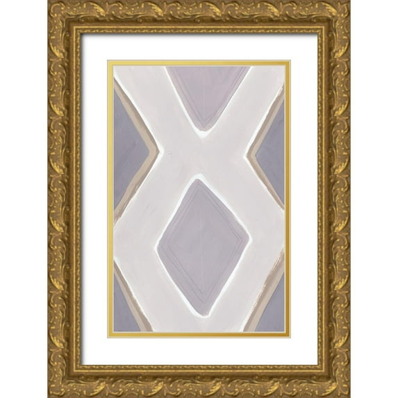 Vess, June Erica 13x18 Gold Ornate Wood Framed with Double Matting Museum Art Print Titled - Custom Neutral Impact III