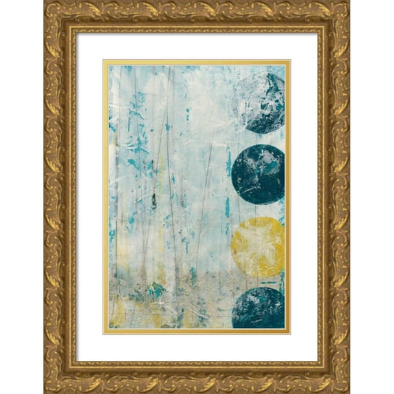 Vess, June Erica 13x18 Gold Ornate Wood Framed with Double Matting Museum Art Print Titled - Phase Shift II