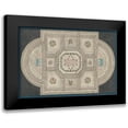 thumbnail image 1 of Vess, June Erica 14x11 Black Modern Framed Museum Art Print Titled - Parisian Ceiling Design, 1 of 5