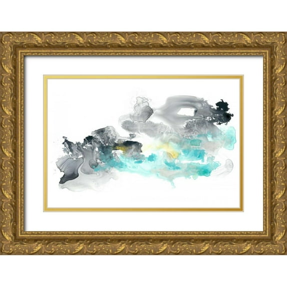 Vess, June Erica 14x11 Gold Ornate Wood Framed with Double Matting Museum Art Print Titled - Lunar Veil III