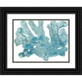 thumbnail image 1 of Vess, June Erica 14x12 Black Ornate Wood Framed with Double Matting Museum Art Print Titled - Blue Macro Coral IV, 1 of 4