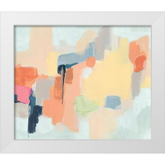 Vess, June Erica 14x12 White Modern Wood Framed Museum Art Print Titled - Cartographers Dream II
