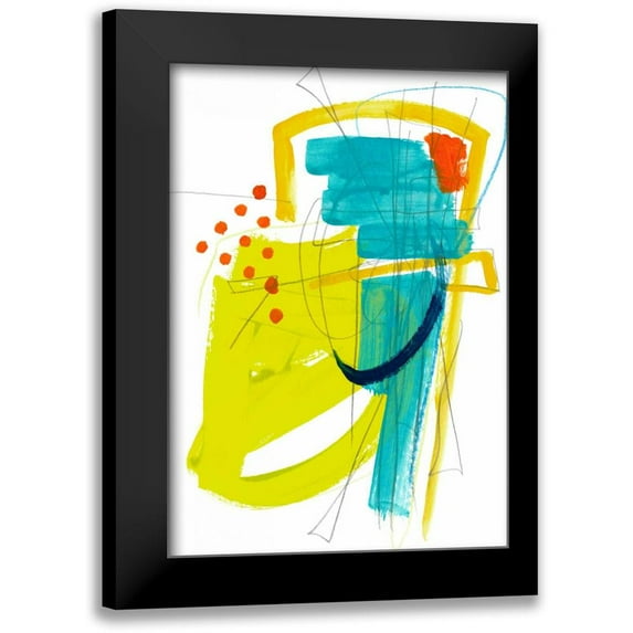 Vess, June Erica 14x18 Black Modern Framed Museum Art Print Titled - Fringe Aspect III