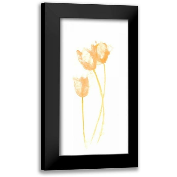 Vess, June Erica 14x24 Black Modern Framed Museum Art Print Titled - Bouquet Blush VIII