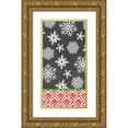 thumbnail image 1 of Vess, June Erica 14x24 Gold Ornate Wood Framed with Double Matting Museum Art Print Titled - Let it Snow Collection B, 1 of 4
