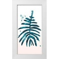 thumbnail image 1 of Vess, June Erica 14x24 White Modern Wood Framed Museum Art Print Titled - Stems in Indigo II, 1 of 4