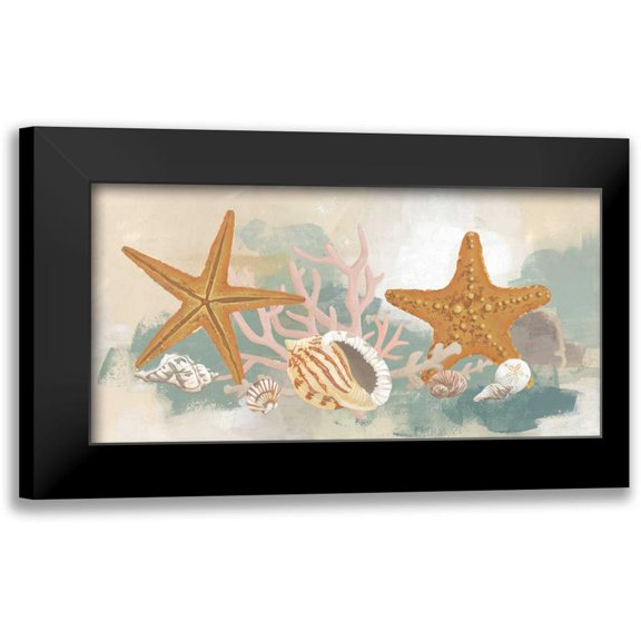 Vess, June Erica 14x9 Black Modern Framed Museum Art Print Titled - Marine Tableau II