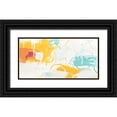 thumbnail image 1 of Vess, June Erica 14x9 Black Ornate Wood Framed with Double Matting Museum Art Print Titled - Playful Color I, 1 of 4