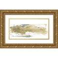 thumbnail image 1 of Vess, June Erica 14x9 Gold Ornate Wood Framed with Double Matting Museum Art Print Titled - Neutral Geology II, 1 of 4