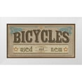 thumbnail image 1 of Vess, June Erica 14x9 White Modern Wood Framed Museum Art Print Titled - Bike Shop IV, 1 of 4