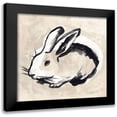 thumbnail image 1 of Vess, June Erica 15x15 Black Modern Framed Museum Art Print Titled - Antique Rabbit II, 1 of 5