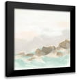 thumbnail image 1 of Vess, June Erica 15x15 Black Modern Framed Museum Art Print Titled - Beach Stones II, 1 of 5