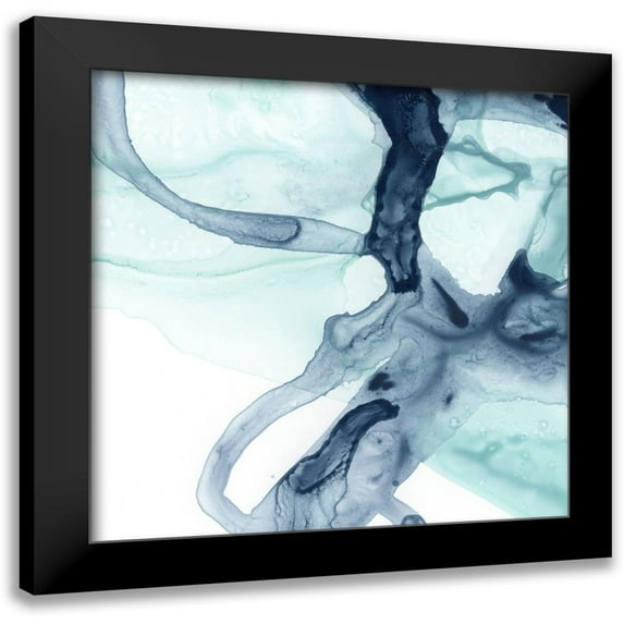 Vess, June Erica 15x15 Black Modern Framed Museum Art Print Titled - Blue Cavern VI