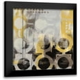 thumbnail image 1 of Vess, June Erica 15x15 Black Modern Framed Museum Art Print Titled - Circular Progression II, 1 of 5