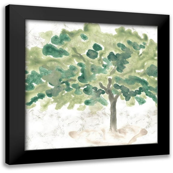 Vess, June Erica 15x15 Black Modern Framed Museum Art Print Titled - Country Tree IV