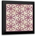 thumbnail image 1 of Vess, June Erica 15x15 Black Modern Framed Museum Art Print Titled - Floral Trellis IV, 1 of 5