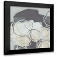 thumbnail image 1 of Vess, June Erica 15x15 Black Modern Framed Museum Art Print Titled - Granite Rose III, 1 of 5