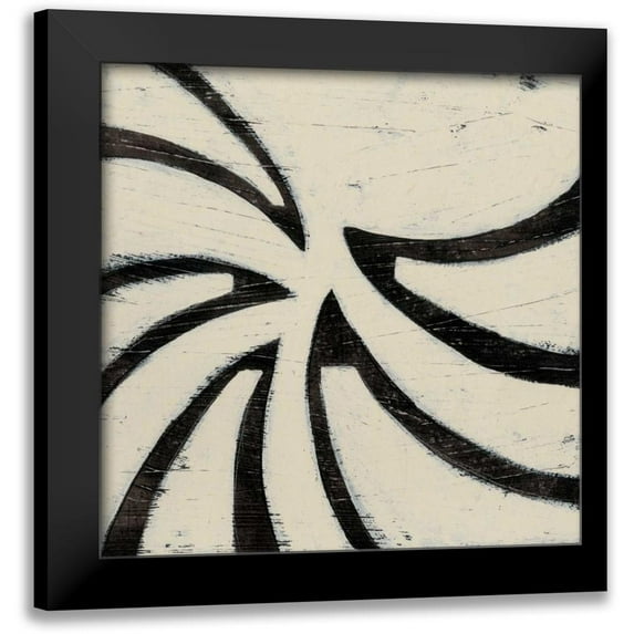 Vess, June Erica 15x15 Black Modern Framed Museum Art Print Titled - Hieroglyph XV