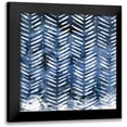 thumbnail image 1 of Vess, June Erica 15x15 Black Modern Framed Museum Art Print Titled - Indigo Impression IX, 1 of 5