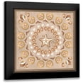 thumbnail image 1 of Vess, June Erica 15x15 Black Modern Framed Museum Art Print Titled - La Mer Medallions I, 1 of 5