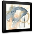 thumbnail image 1 of Vess, June Erica 15x15 Black Modern Framed Museum Art Print Titled - Liquid Blueprint V, 1 of 5