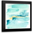 thumbnail image 1 of Vess, June Erica 15x15 Black Modern Framed Museum Art Print Titled - Liquid Shoreline IV, 1 of 5