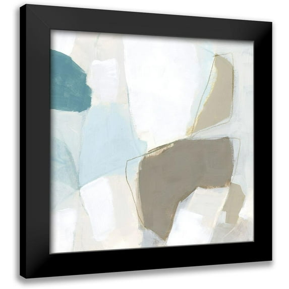 Vess, June Erica 15x15 Black Modern Framed Museum Art Print Titled - Mist Shapes I