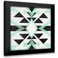 thumbnail image 1 of Vess, June Erica 15x15 Black Modern Framed Museum Art Print Titled - Modern Aztec Motif I, 1 of 5