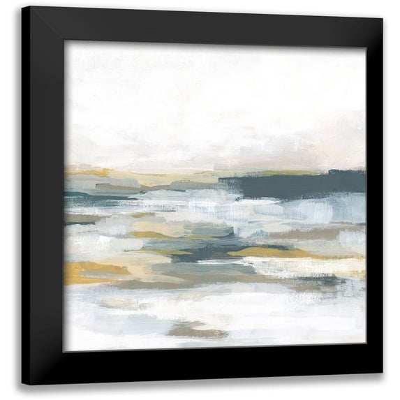 Vess, June Erica 15x15 Black Modern Framed Museum Art Print Titled - Ochre Vista I
