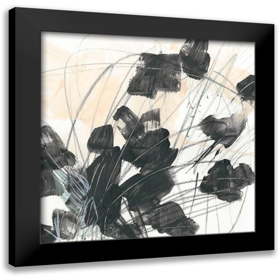 Vess, June Erica 15x15 Black Modern Framed Museum Art Print Titled - Scramble II