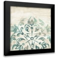 thumbnail image 1 of Vess, June Erica 15x15 Black Modern Framed Museum Art Print Titled - Serene Cerulean VIII, 1 of 5