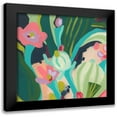 thumbnail image 1 of Vess, June Erica 15x15 Black Modern Framed Museum Art Print Titled - Tropical Celebration I, 1 of 5