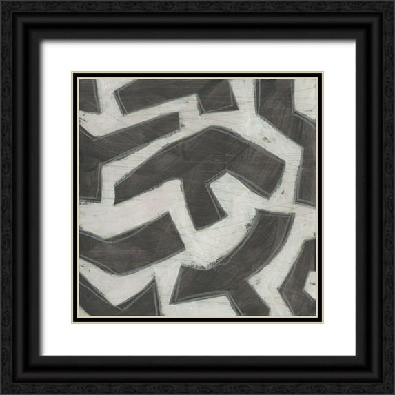 Vess, June Erica 15x15 Black Ornate Wood Framed with Double Matting Museum Art Print Titled - Artifact IV