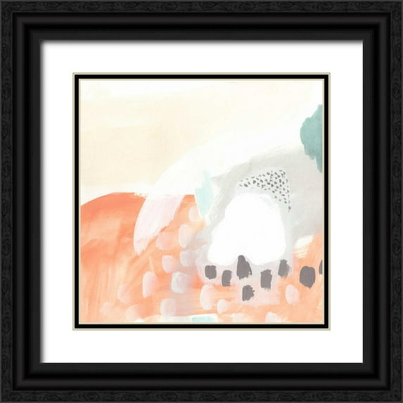 Vess, June Erica 15x15 Black Ornate Wood Framed with Double Matting Museum Art Print Titled - Chromatic Inference V
