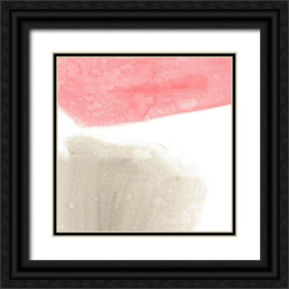 Vess, June Erica 15x15 Black Ornate Wood Framed with Double Matting Museum Art Print Titled - Color Swatch III